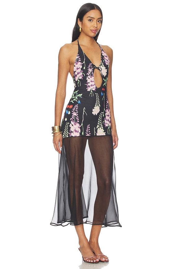 view 2 of 3 MAXIVESTIDO VANESSA in Black
