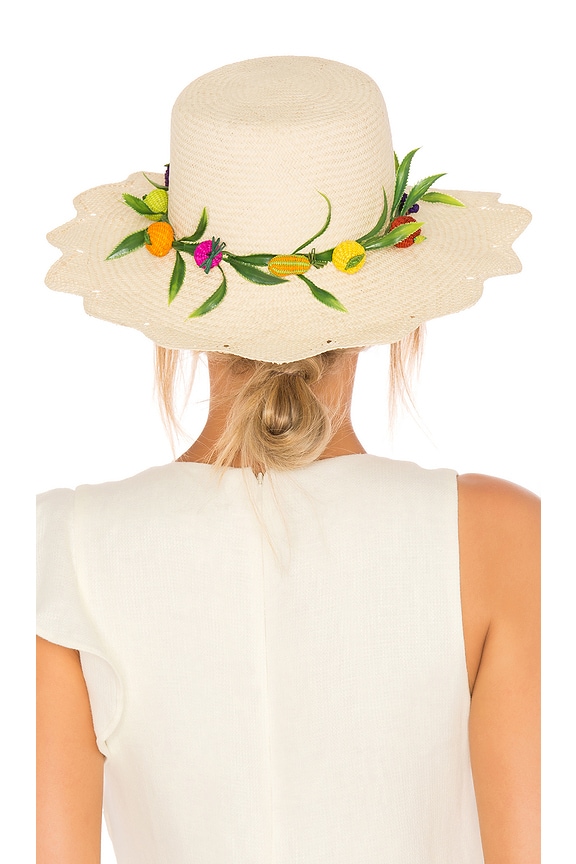 view 2 of 3 Tutti Frutti Straw Hat in Neutral