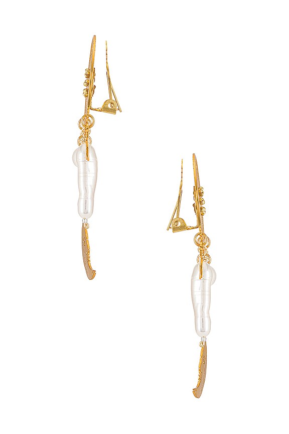 view 2 of 3 Universe Earrings in Gold