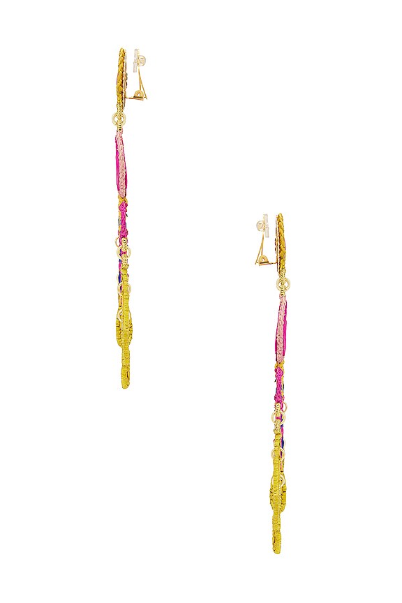 view 2 of 2 BOUCLES D'OREILLES HAZE in Purple