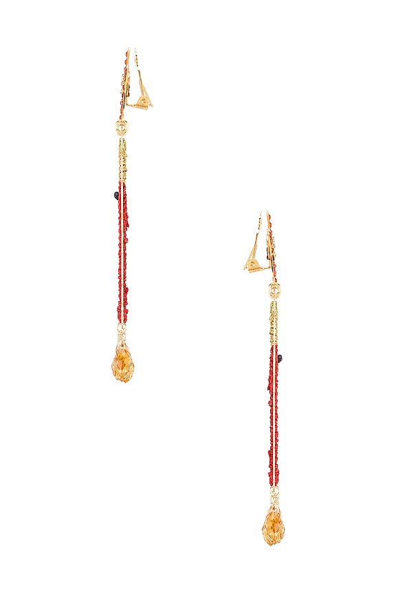 view 2 of 3 BOUCLES D'OREILLES ISLA LOBSTER in Red