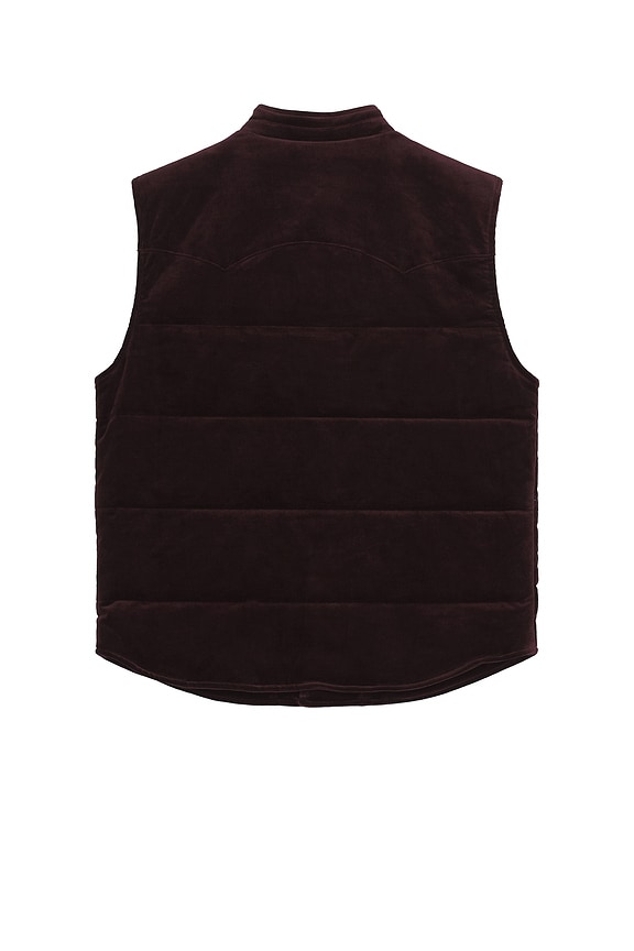 view 2 of 4 Wayne Needle Cord Vest in Plum
