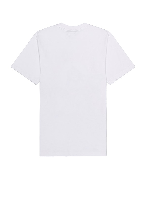 view 2 of 3 Smiley Through The Looking Glass T-shirt in White