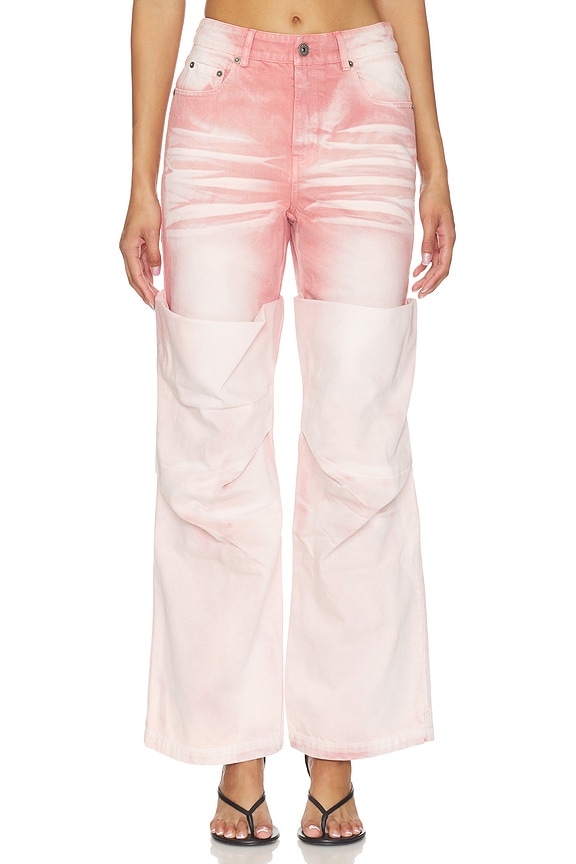 view 1 of 6 Roll-Cuff Slim Fit Jean in Pink