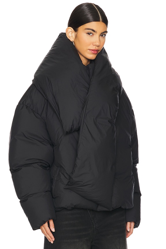 view 2 of 4 Scarf Down Jacket in Black