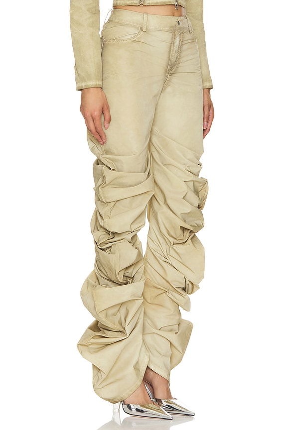 view 2 of 5 PANTALON AVEC PLIS in Brown