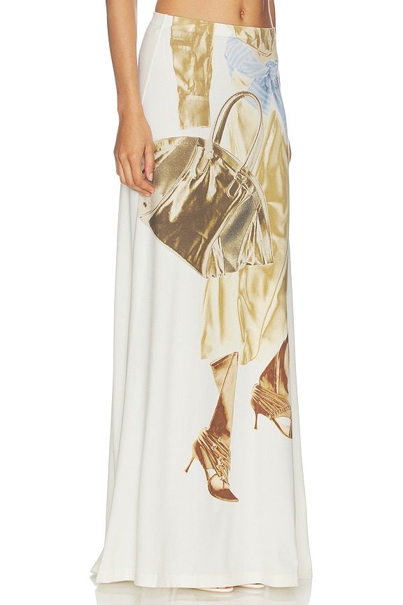 view 2 of 6 JUPE PRINTED in White