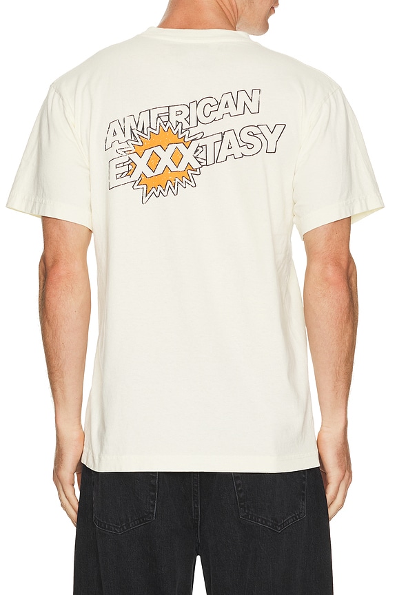 view 2 of 4 American Exxtasy Tee in Cream