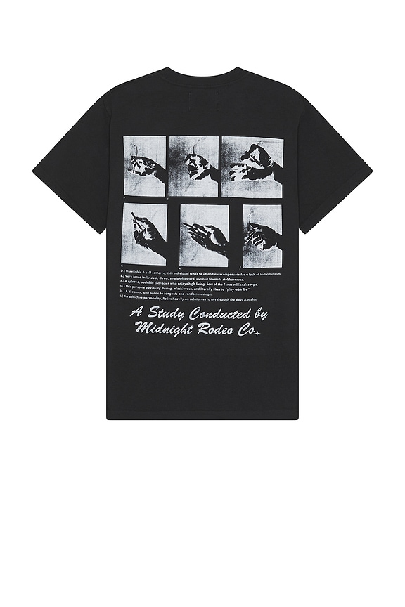 view 2 of 3 Cigarette Psychology Tee in Vintage Black