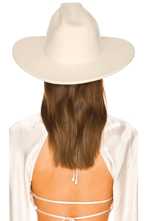 view 2 of 5 SOMBRERO DE COWBOY BRIDAL in Cream