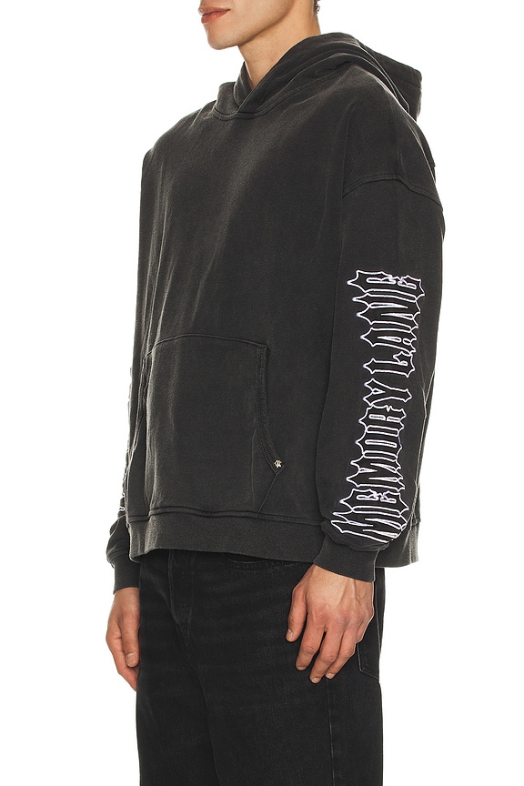 view 2 of 6 Iron Text Hoodie in Vintage Black