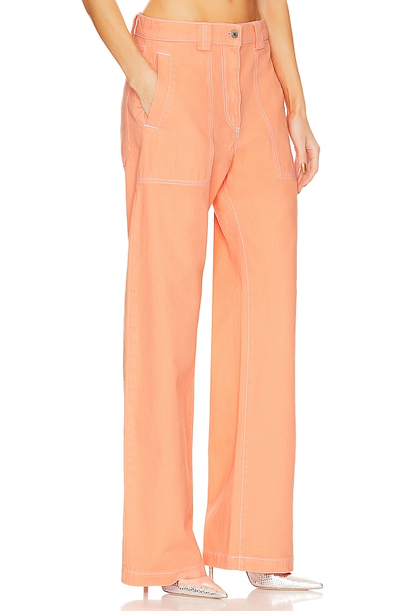 view 2 of 4 Wide Leg Jean in Orange