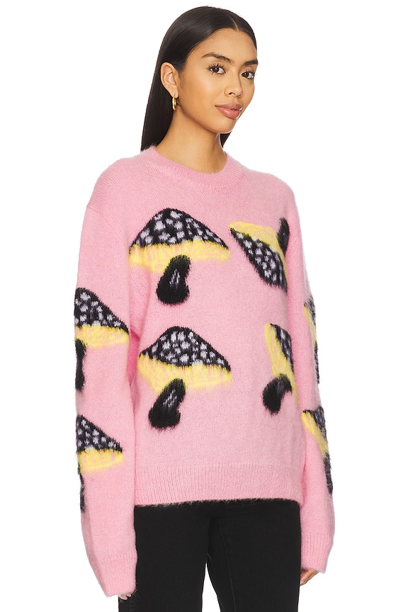 view 2 of 4 Fantasy Mushroom Sweater in Pink