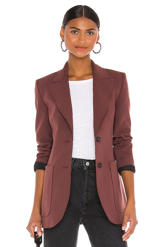 view 1 of 4 Blazer in Chocolate