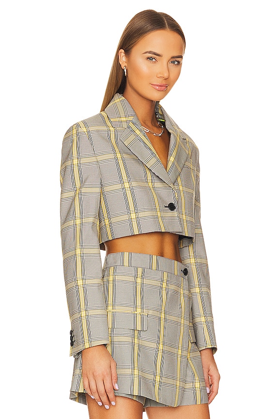 view 2 of 4 КУРТКА in Grey & Yellow