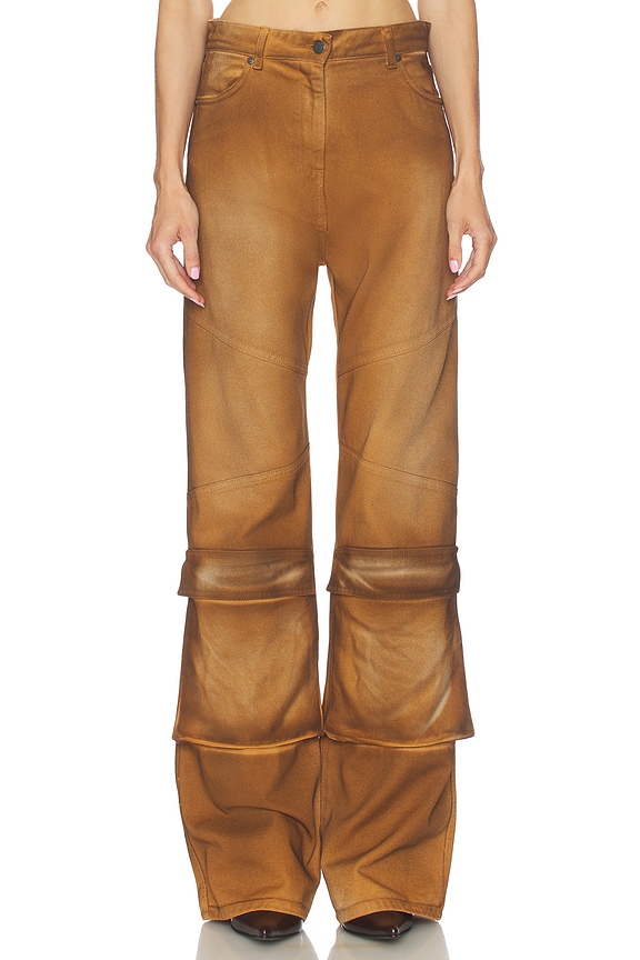 view 1 of 6 Overdyed Spray Pant in Beige