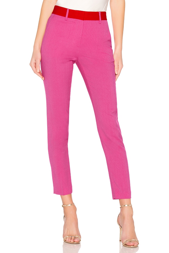 view 1 of 4 PANTALÓN CON TRABILLA in Hot Pink