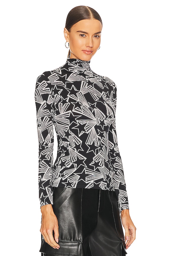 view 2 of 4 Shooting Stars Top in Black