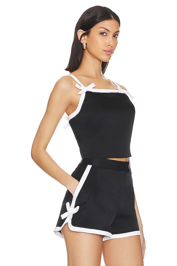 view 2 of 4 Bow Top in Black