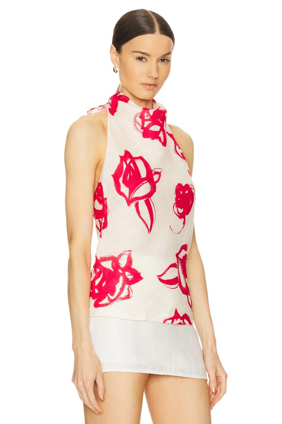 view 2 of 4 탑 in Red