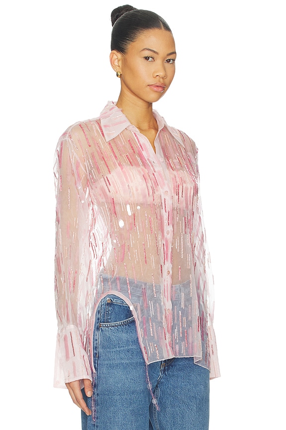 view 1 of 6 Emilia Shirt in Peony