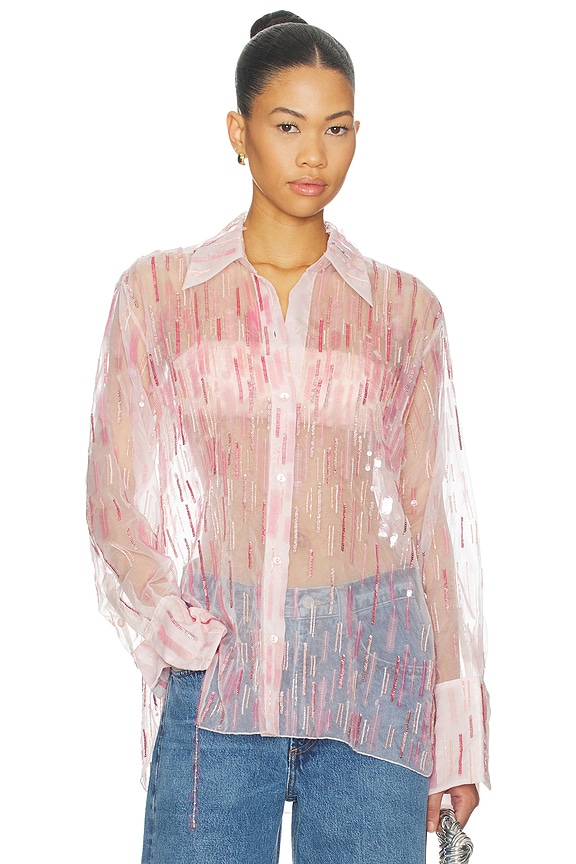 view 2 of 6 Emilia Shirt in Peony