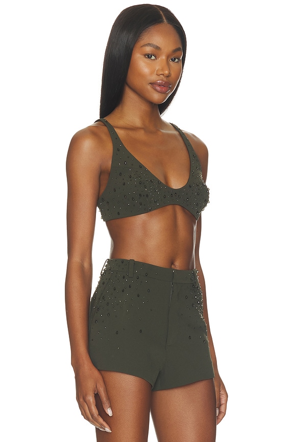 view 2 of 5 Laura Bra in Olive Green