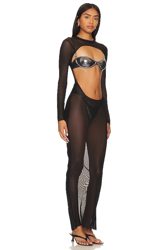 view 2 of 3 MAXIVESTIDO in Black