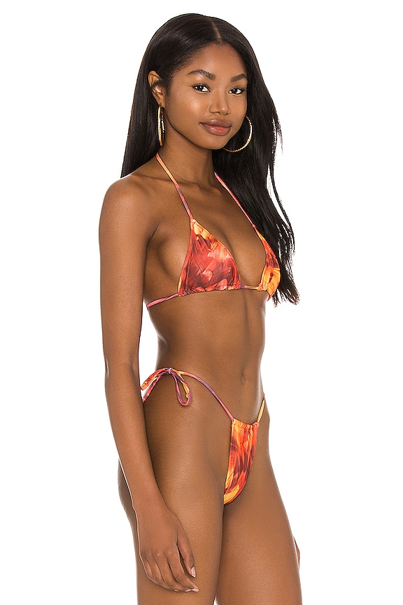 view 2 of 4 HAUT DE MAILLOT DE BAIN ENITA in Tangerine