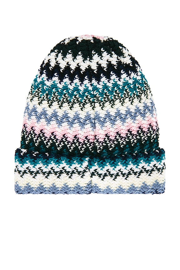 view 2 of 2 FOULARD PLAID SCARF in Teal & White Multicolor