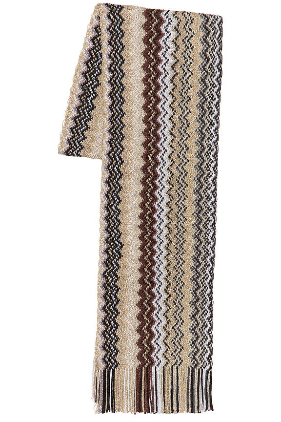 view 2 of 3 Scarf in Grey Base Multicolor