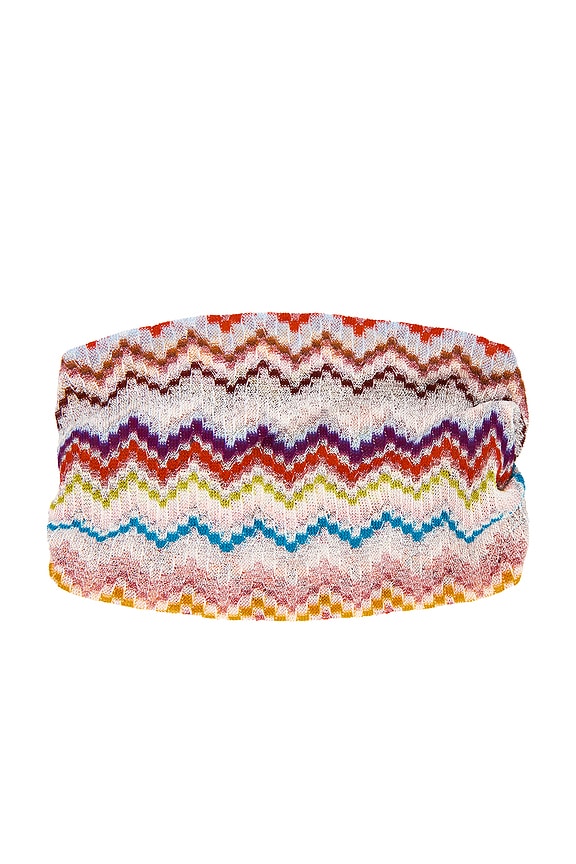 view 1 of 2 DIADEMA HEAD BAND in Chevron Multi