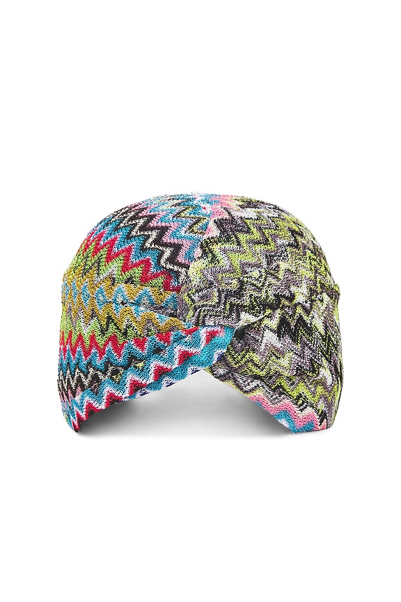 view 2 of 4 Turban in Blue & Green Multi