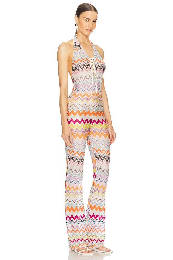 view 2 of 4 Jumpsuit in Multicolor With White Base
