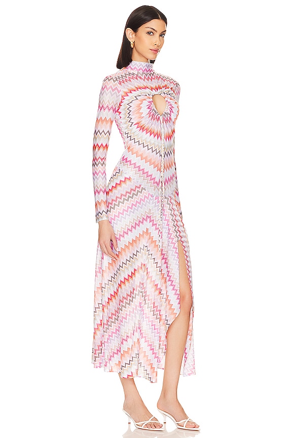 view 2 of 3 Maxi Dress in Light Tones Multicolor