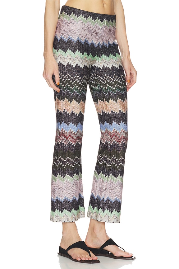 view 2 of 6 PANTALÓN PANT in Multicolor With Black Base