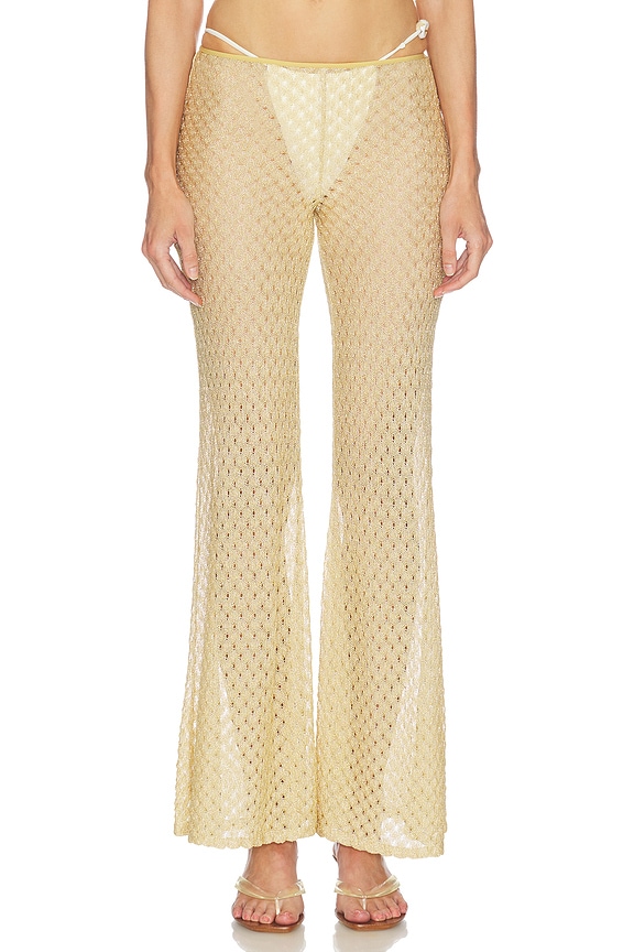 view 1 of 6 Trousers in Gold