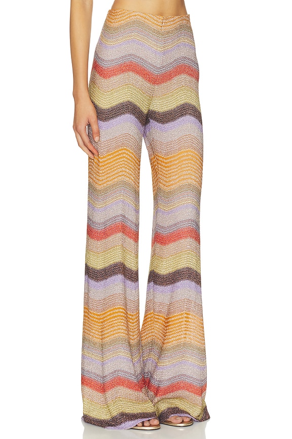 view 2 of 6 Trousers in Multi Blue Violet Orange