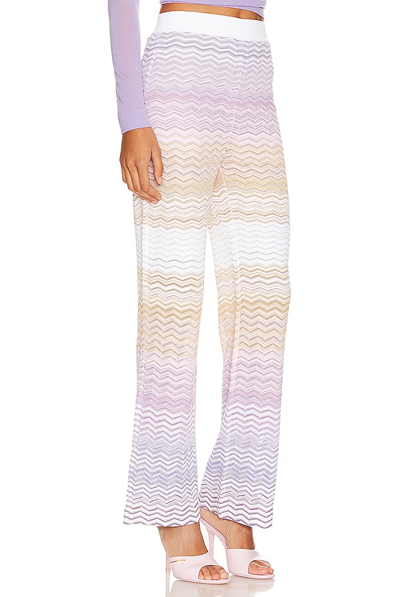 view 2 of 4 Trousers in Multicolor White, Rose, & Orange