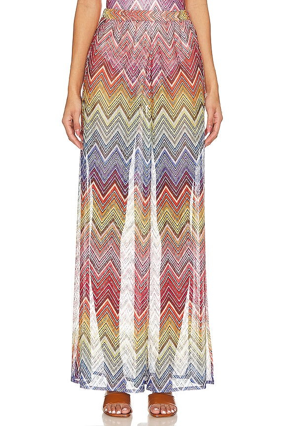 view 2 of 5 Wide Leg Trousers in Multicolor