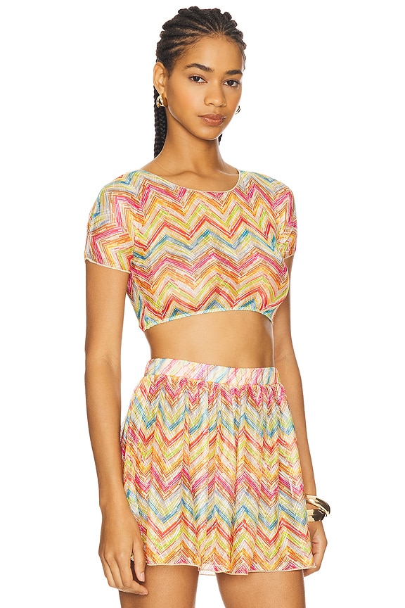 view 2 of 4 Top in All Over Multi Tetris