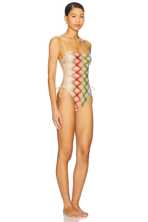 view 2 of 5 MAILLOT DE BAIN 1 PIÈCE in Multi Light