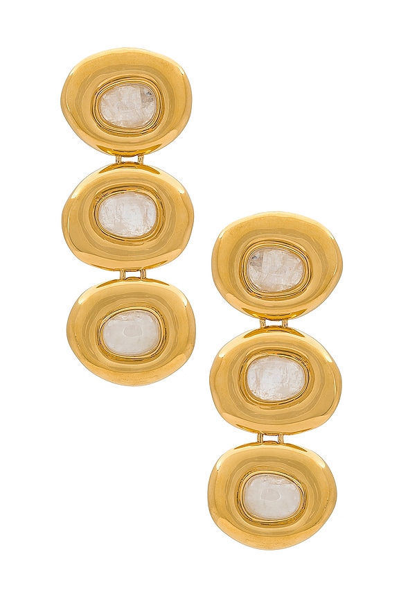 view 1 of 2 Doughnut Long Drop in Gold