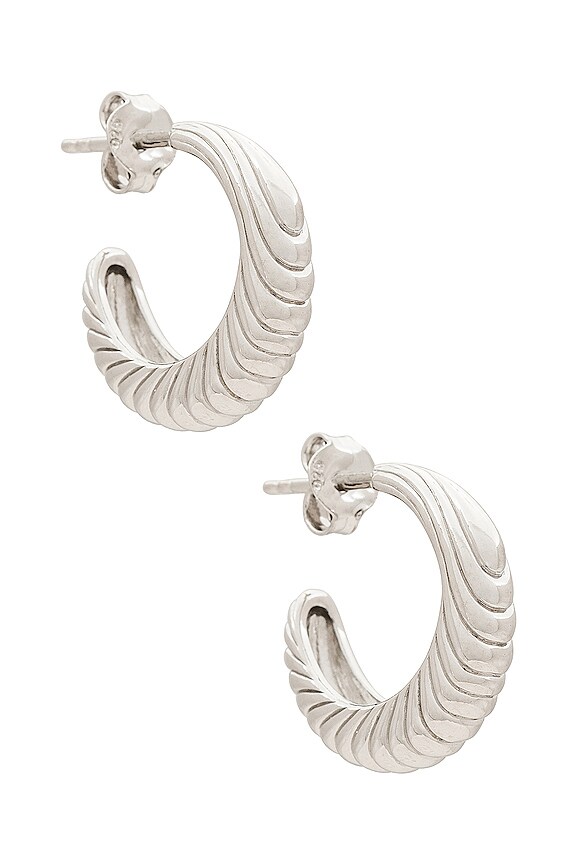 view 2 of 3 МАЛЕНЬКИЕ ОБРУЧИ in Silver