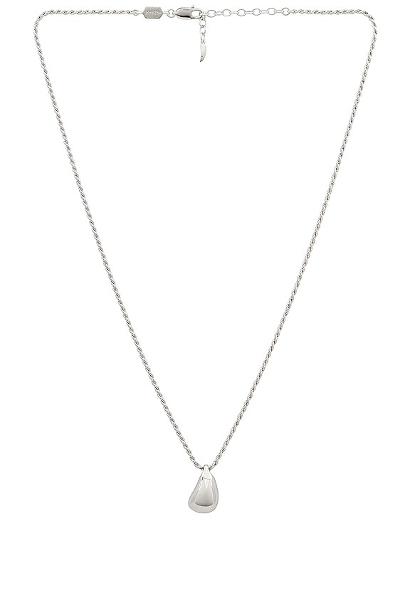 view 1 of 2 Droplet Necklace in Silver