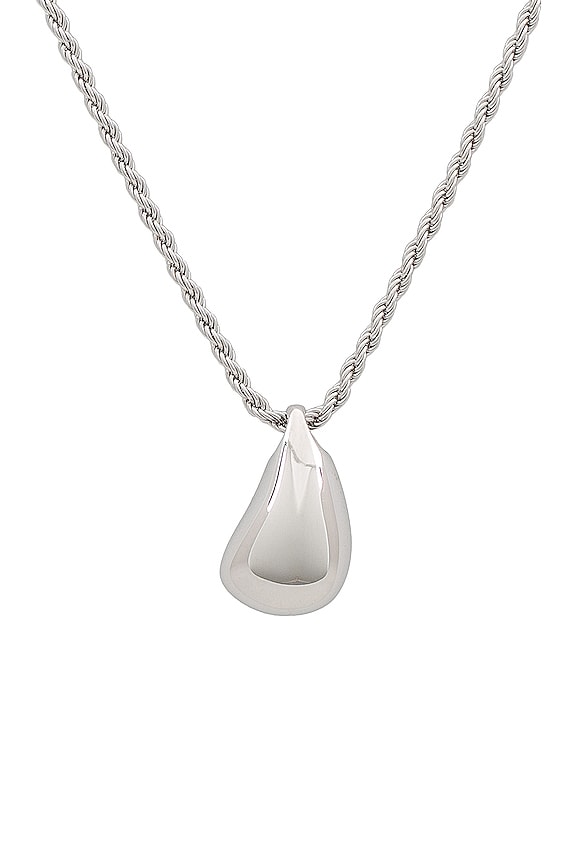 view 2 of 2 Droplet Necklace in Silver
