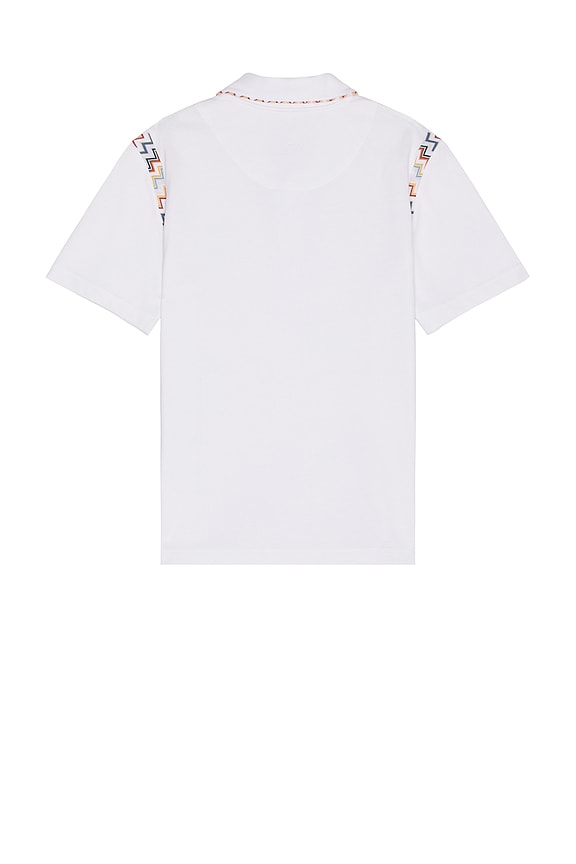 view 2 of 3 Short Sleeve Polo in White