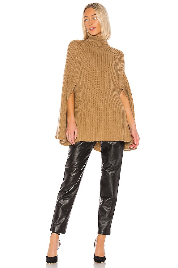 view 1 of 3 Merryweather Poncho in Camel