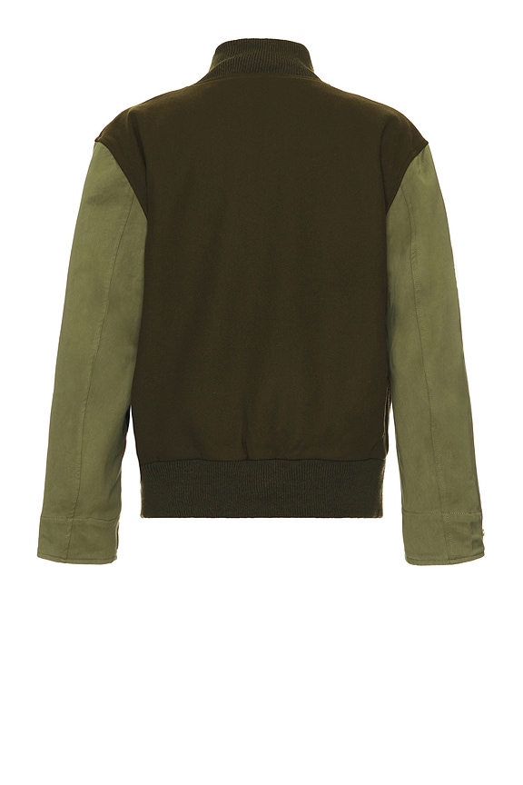 view 2 of 5 M-65 Varsity Jacket in Earth & Olive