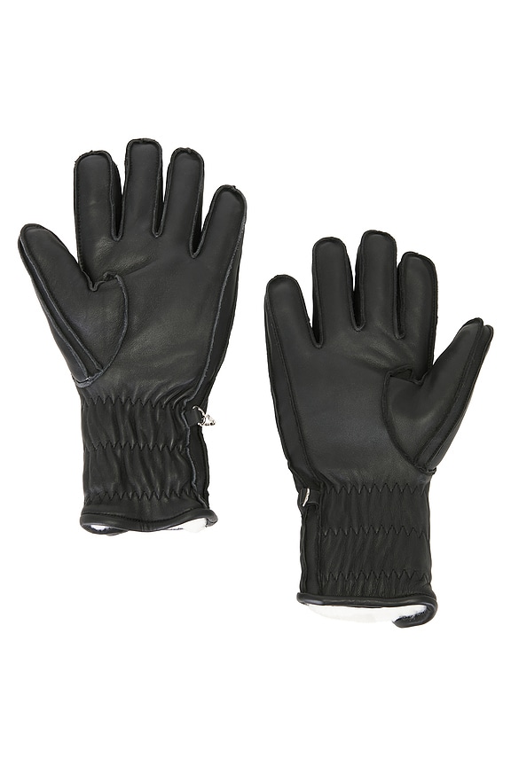 view 2 of 2 Wanderlust Shearling Ski Gloves in Black